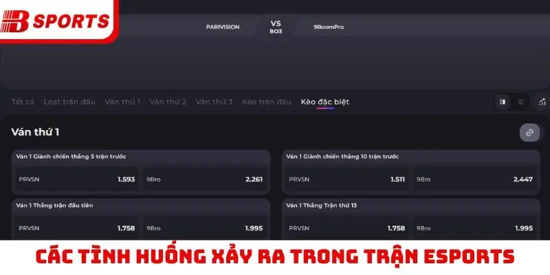 Các tình huống bất ngờ xảy ra trong trận eSports