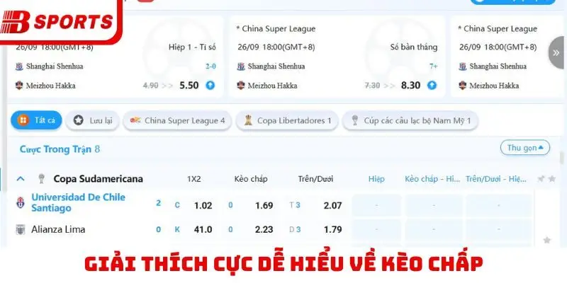 Giải thích cực dễ hiểu về kèo chấp